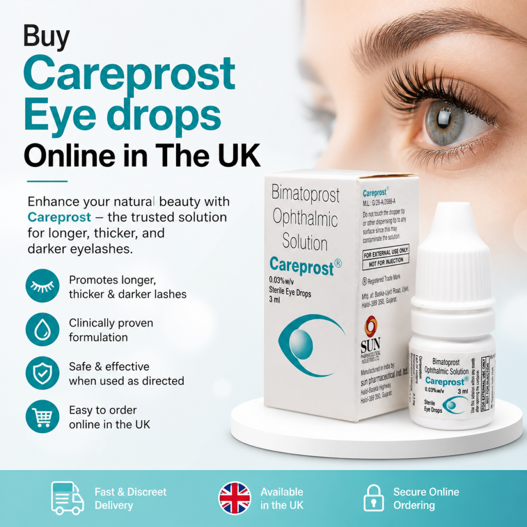 Buy Careprost Eye drops Online in The UK