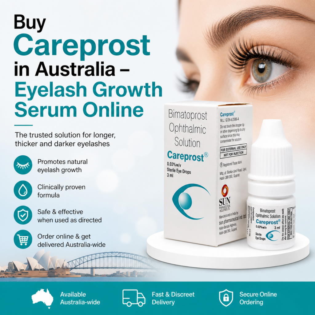 Buy Careprost in Australia – Eyelash Growth Serum Online