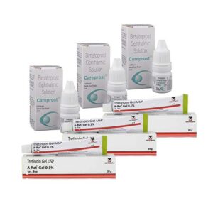Careprost Combo Pack with A Ret Gel .1%