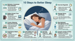 Healthy sleeping habits for better sleep and improved wellness