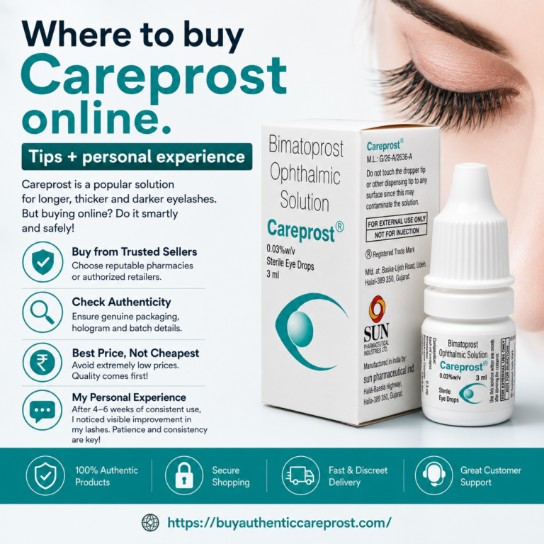 Where to buy Careprost online. Tips + personal experience